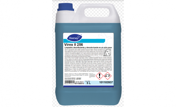 Limpiador desinfectante a base de amonio cuaternario Virex II 256