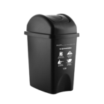 PAPELERA VAIVEN 10 LITROS NEGRA NO APROVECHABLE