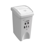 PAPELERA VAIVEN 35 LITROS BLANCA RECICLABLE