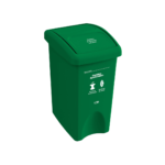 PAPELERA VAIVEN 35 LITROS VERDE ORGANICOS