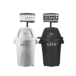 PUNTO ECOLOGICO VAIVEN 121 LITROS 2 PUESTOS ( BLANCO - NEGRO)