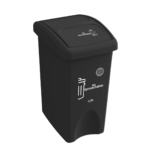 PAPELERA VAIVEN MATERIAL RECUPERADO 35 LITROS NEGRO NO APROVECHABLE