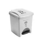 PAPELERA DE PEDAL MATERIAL RECUPERADO 20 LITROS BLANCO APROVECHABLE
