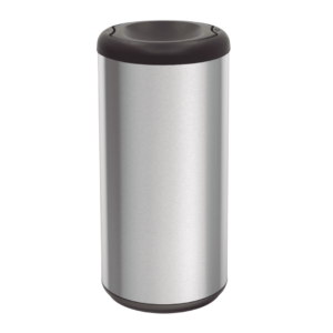 Papelera Piemonte 40L con Tapa Basculante Negra