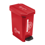 Caneca Ecobins Rojo de 44 litros con pedal