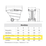 Carro Practiwagon Grande - Sistema Multiusos de Recolección - Imagen 2