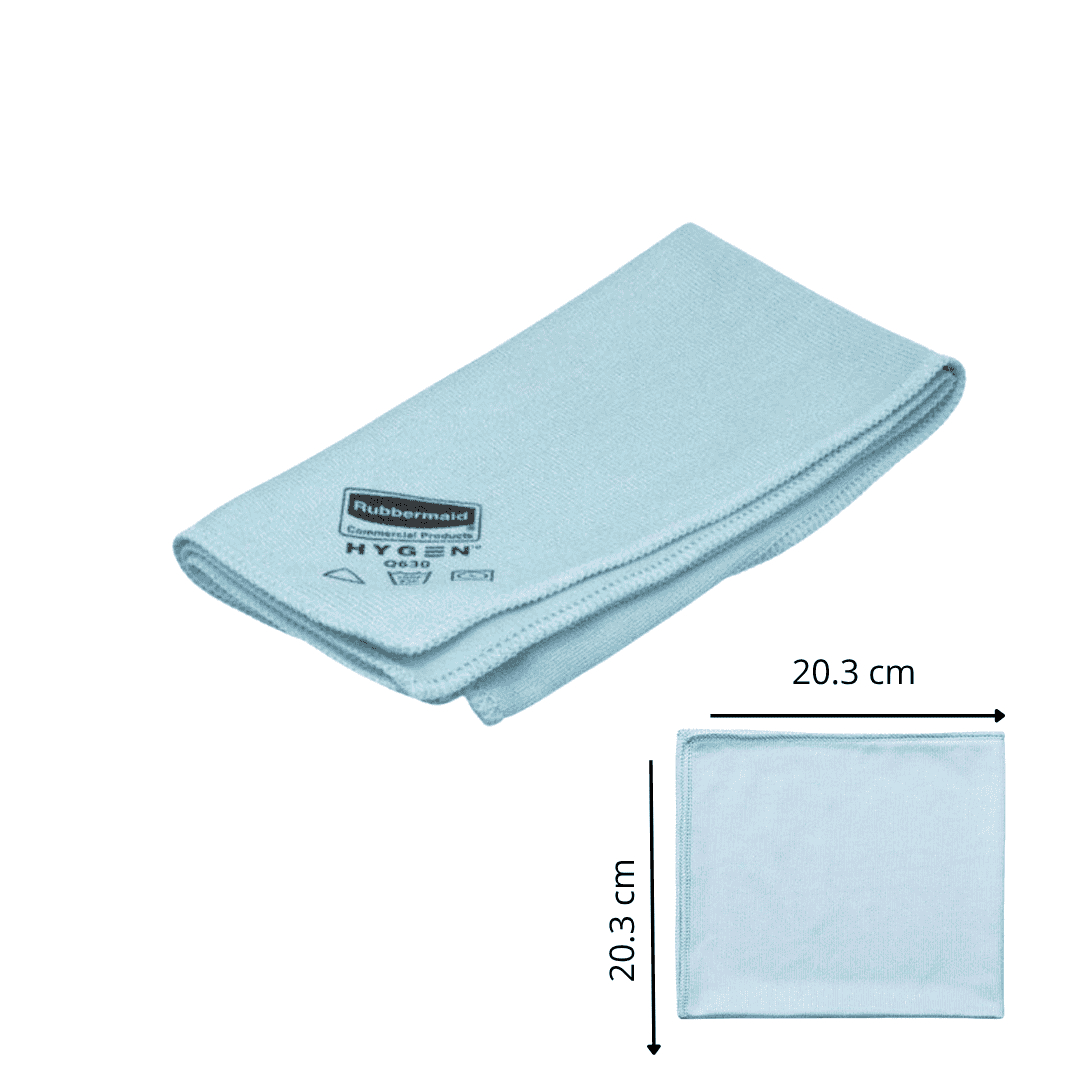 VYE Paño de Microfibra HYGEN™ para Vidrios y Espejos - FGQ63000BL00 - Imagen 1