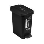 Caneca Papelera Ecobins Pedal 44L Negra