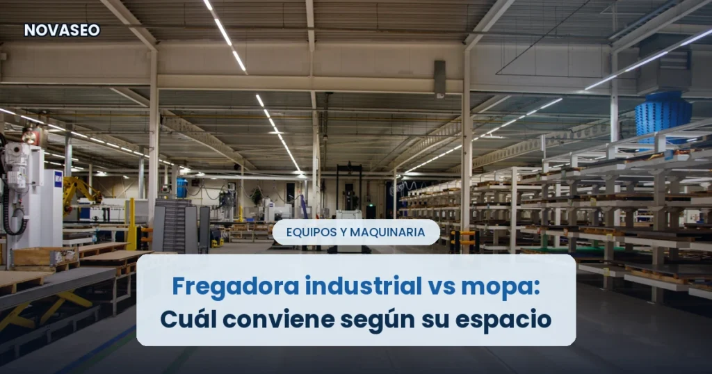 fregadora industrial vs mopa