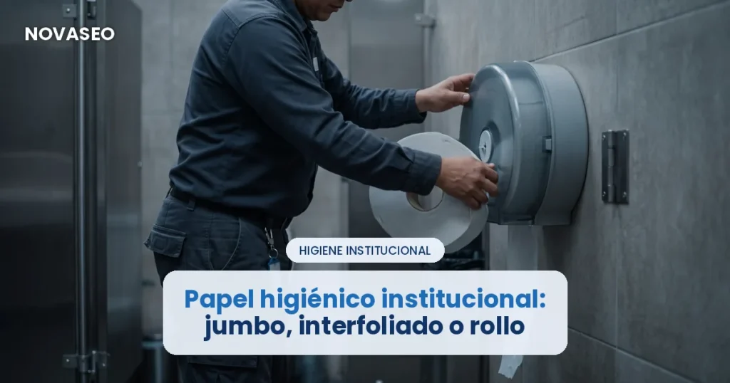Papel higiénico institucional: jumbo, interfoliado o en rollo, ¿cuál elegir?