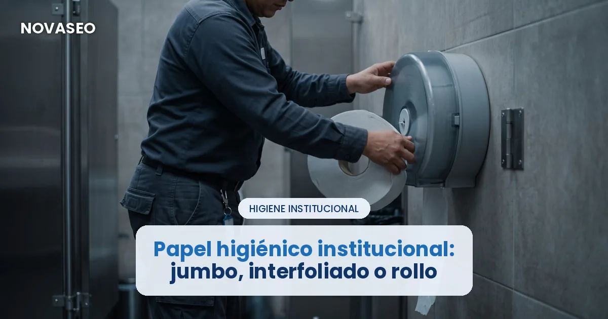 Papel higiénico institucional: jumbo, interfoliado o en rollo, ¿cuál elegir?