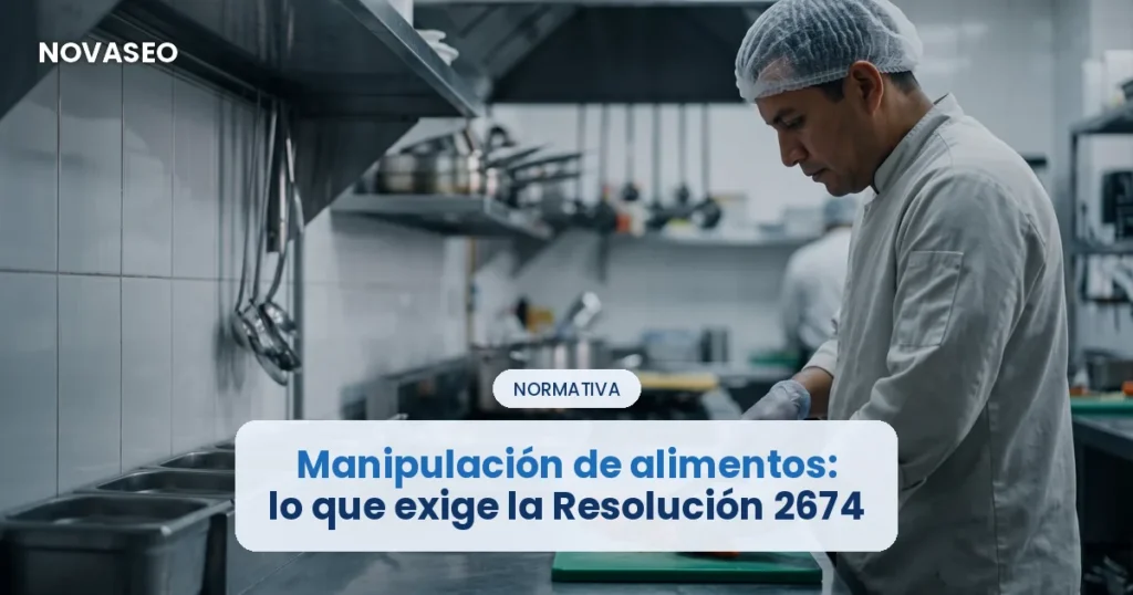 Manipulación de alimentos: lo que exige la Resolución 2674 al personal